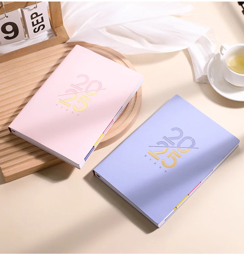 2025 A5 Agenda Notebook Planner Daily Schedule Notepad Weekly Monthly Calendar Notebooks School Acsesories Back To School