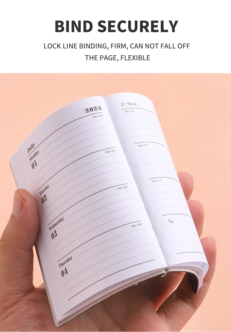 Laser Agenda 2024 2025 Planner Notebook Cuadernos Cahier Colorful Note Book Planner Journal Libretas Diary Cuaderno Notebooks
