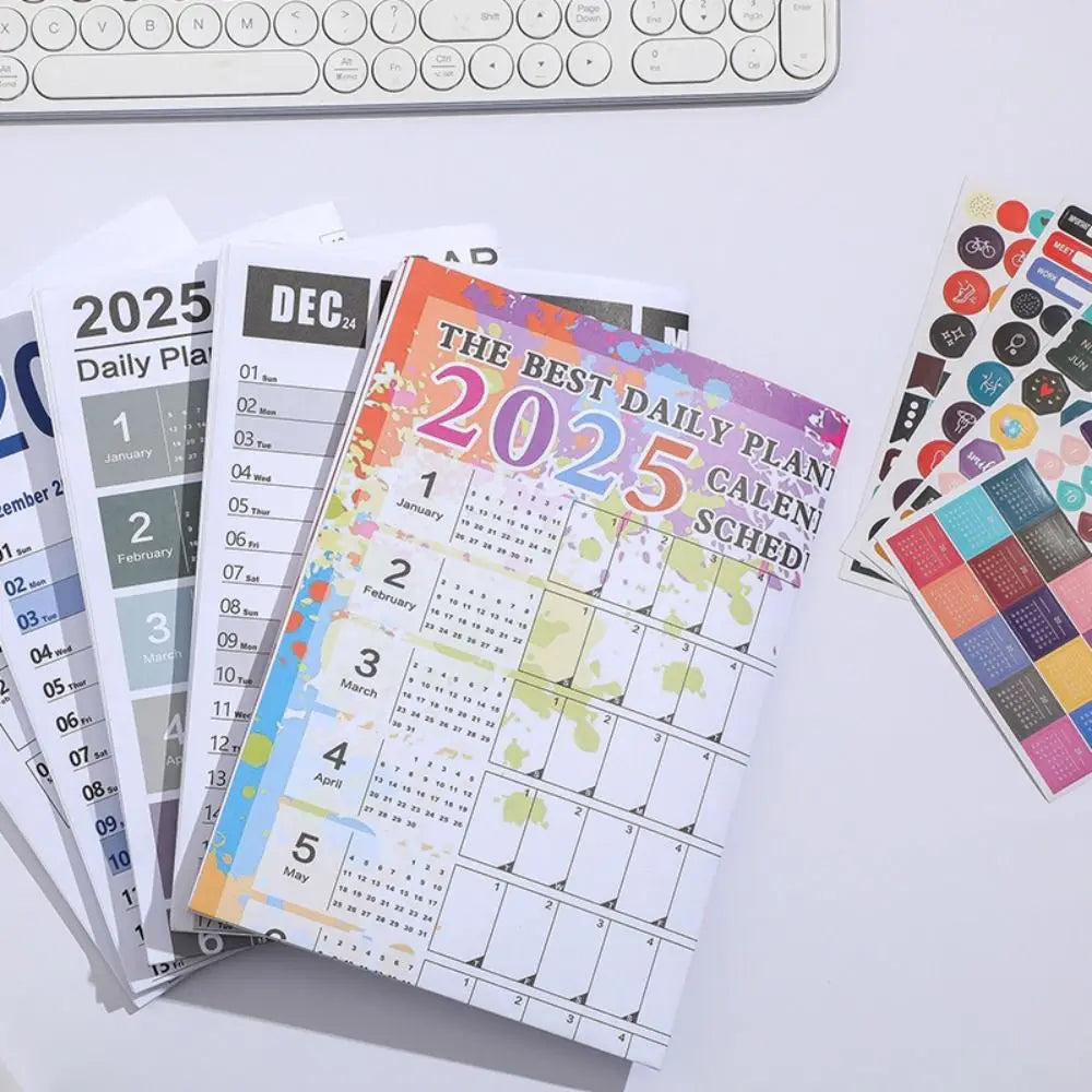 To Do List Schedule Wall Hanging Calendar Agenda Organizer Annual Planner Calendar Planner Sheet Memo Pad 2025