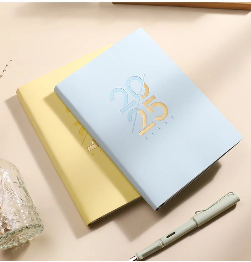 2025 A5 Agenda Notebook Planner Daily Schedule Notepad Weekly Monthly Calendar Notebooks School Acsesories Back To School