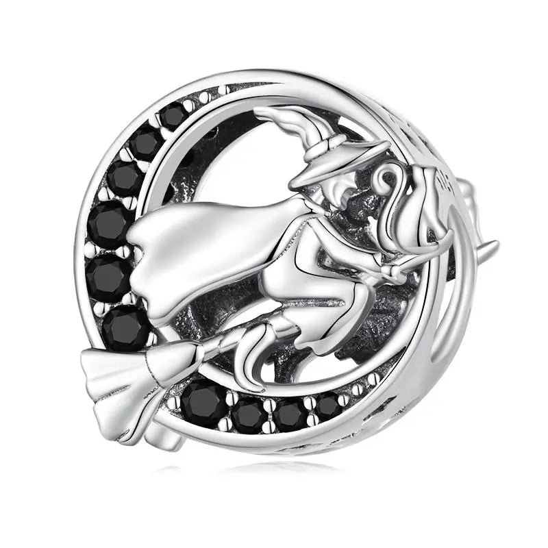 WOSTU 925 Sterling Silver Women Boy Girls Pet Camera Bee Charm Coffee Ladybug Beads Fit DIY Original Bracelet Pendants Jewelry