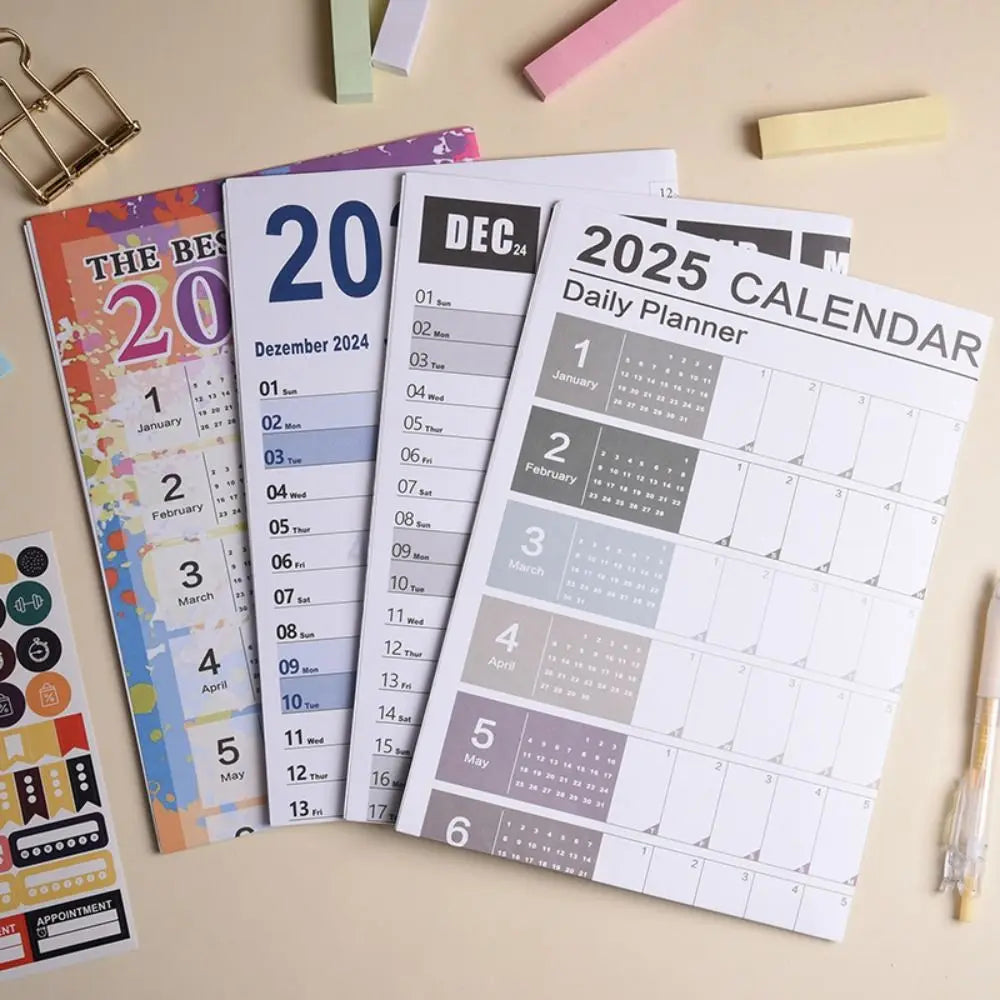 To Do List Schedule Wall Hanging Calendar Agenda Organizer Annual Planner Calendar Planner Sheet Memo Pad 2025