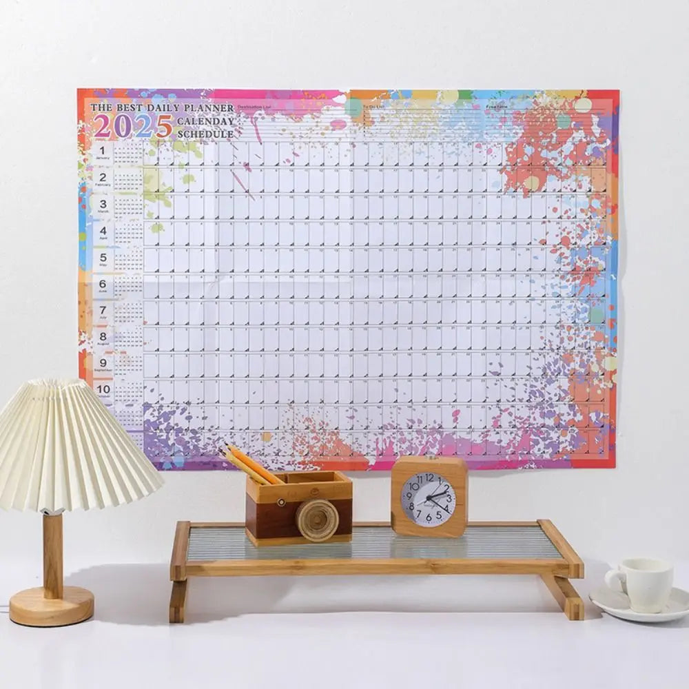 To Do List Schedule Wall Hanging Calendar Agenda Organizer Annual Planner Calendar Planner Sheet Memo Pad 2025