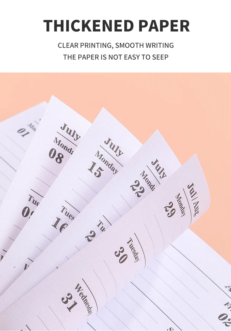 Laser Agenda 2024 2025 Planner Notebook Cuadernos Cahier Colorful Note Book Planner Journal Libretas Diary Cuaderno Notebooks