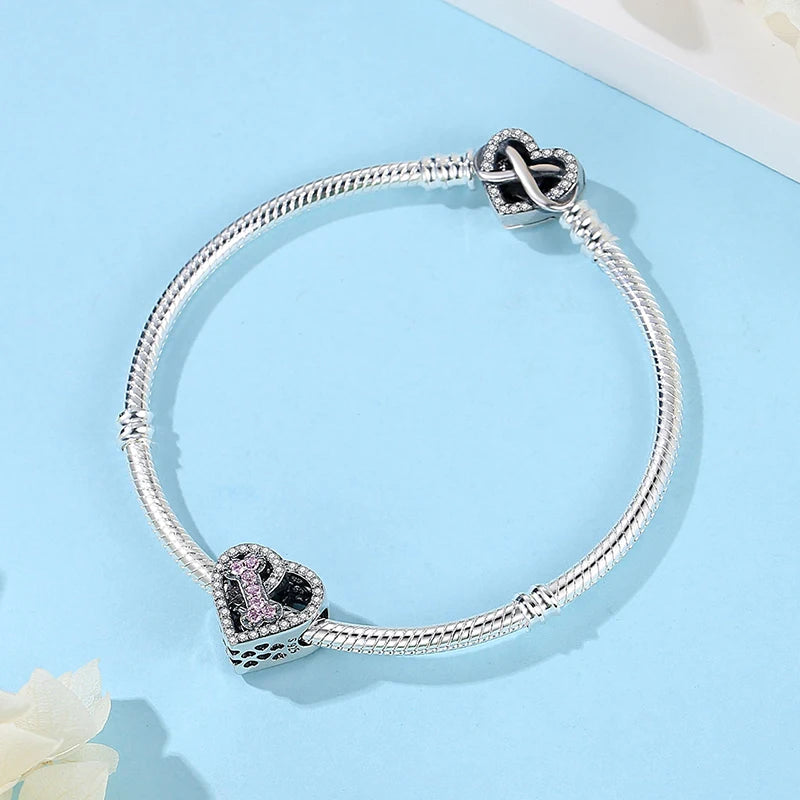 Original 925 Sterling Silver Charms Love Pets Dog Cat Paw Print Pendant Beads Fit Brand Bracelets Necklaces Women DIY Jewelry