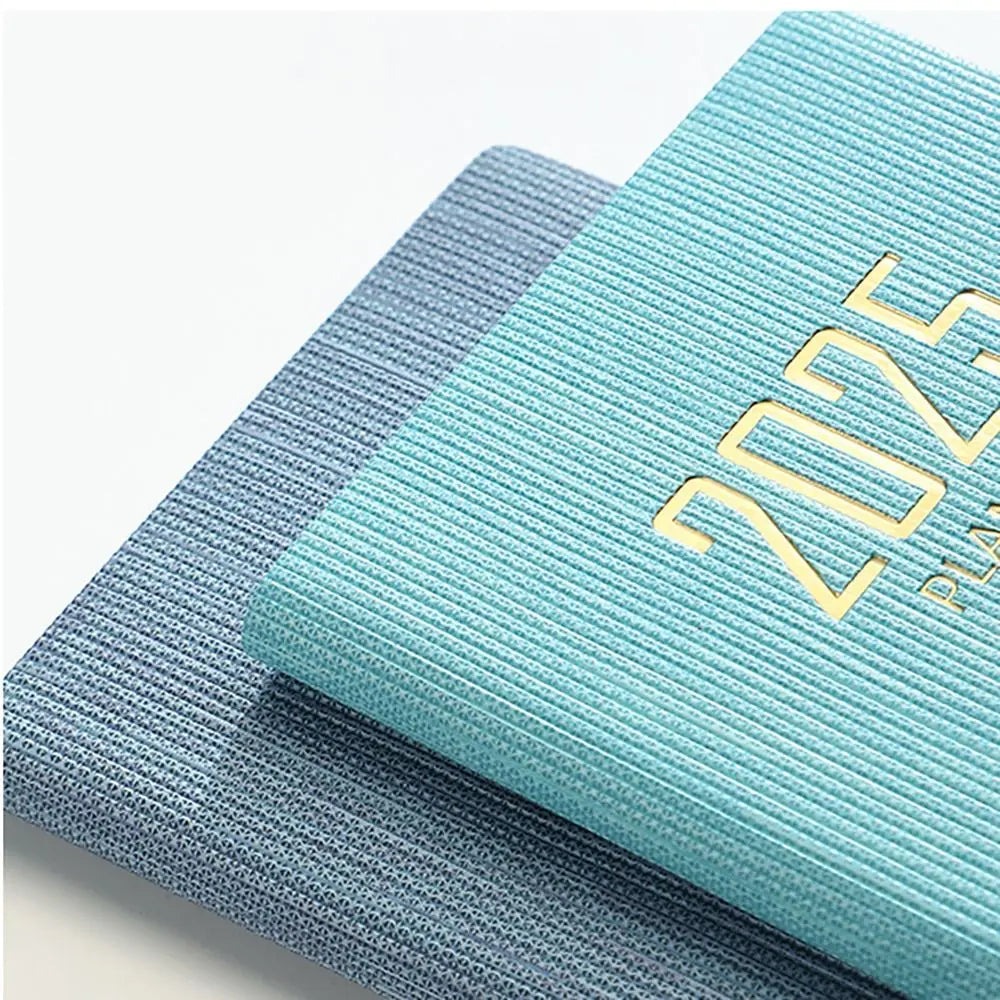 2025 A7 Agenda Book Mini Portable Diary Weekly Planner Notebooks To Do List English Notepad With Calendar School Office Supplies