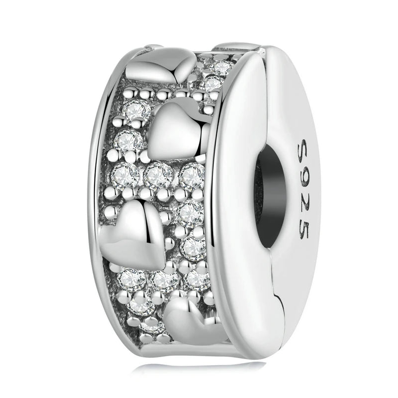 WOSTU 925 Sterling Silver Women Boy Girls Pet Camera Bee Charm Coffee Ladybug Beads Fit DIY Original Bracelet Pendants Jewelry