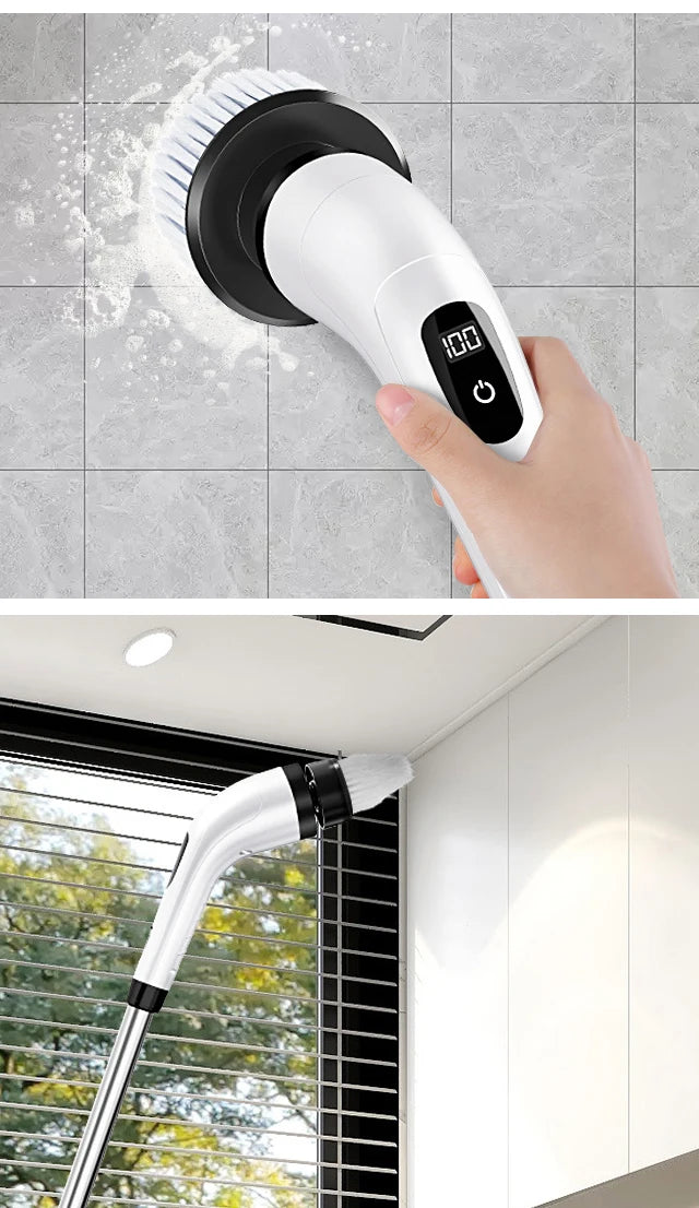 Electric Window Cleaner Vacuum Smart Home Appliance Clean Glass Windows Washer Window Washing Electric Floor Mops Cleaning Brush